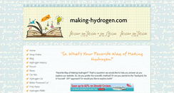 Desktop Screenshot of making-hydrogen.com